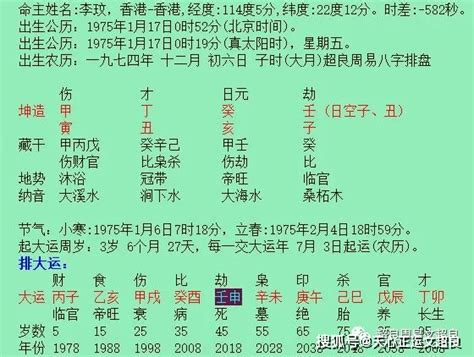 李玟 八字|李玟八字命理分析 李玟八字排盘